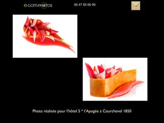 Photo réalisée pour l’hôtel 5 * l’Apogée à Courchevel 1850
06 47 85 66 99
 