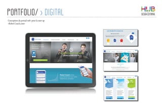 portfolio/ > digital
Conception du portail web pour la start up
«Robot Coach.com»
 