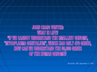 155155
Rockville, MD, September 3, 2007
 