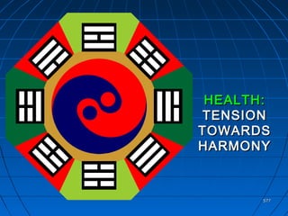 577577
HEALTH:HEALTH:
TENSIONTENSION
TOWARDSTOWARDS
HARMONYHARMONY
 