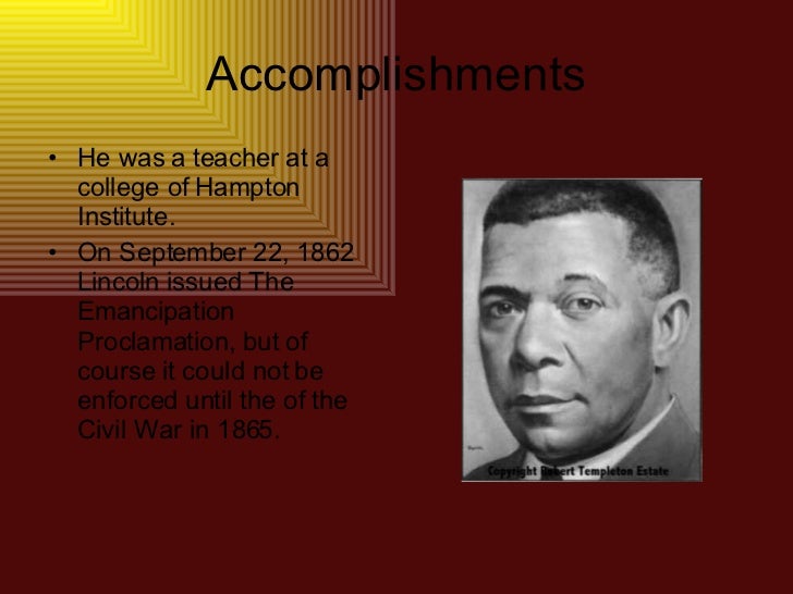 Booker T Washington Slide Show
