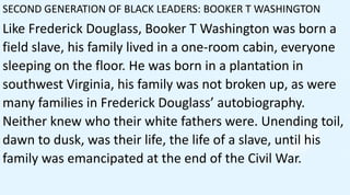 https://youtu.be/yxDnJ6sBoJc
Main Life Events of Booker T Washington:
• 1856: Born into slavery.
• 1865: Emancipated at th...