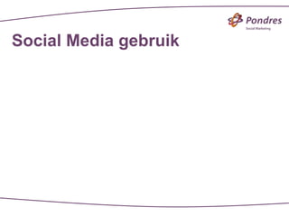 Social Media gebruik
 