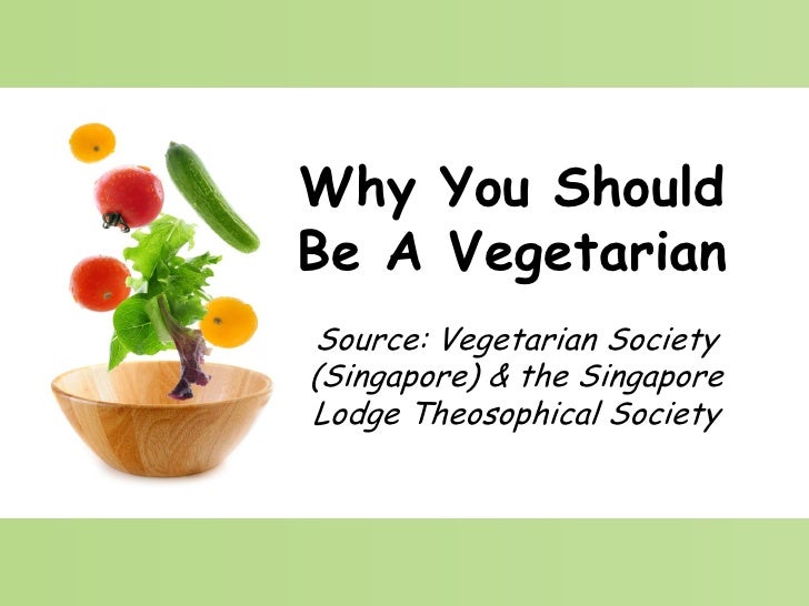 Why go vegetarian