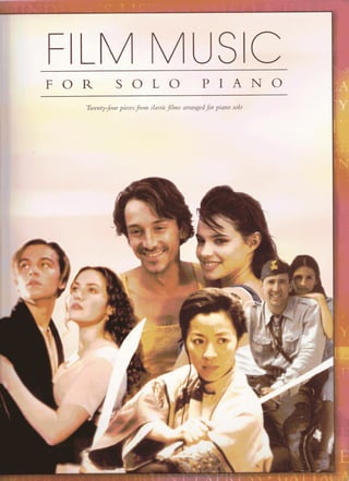 (Book) film music for solo piano