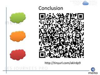 Conclusion




  http://tinyurl.com/aklrdp9
 