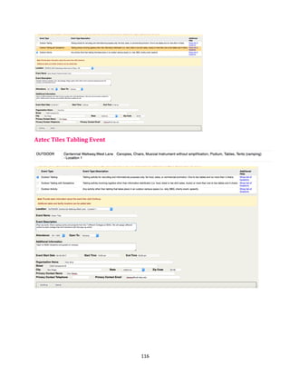 116	
	
Aztec	Tiles	Tabling	Event	
	
	
	
 