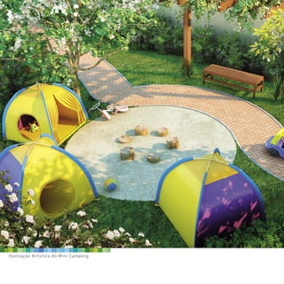 Ilustração Artística do Mini Camping
 