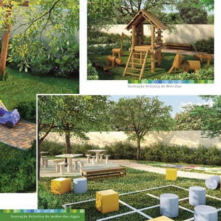 Ilustração Artística do Mini Zoo
Ilustração Artísitica do Jardim dos Jogos
 