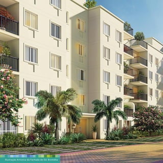 Ilustração Artística da Fachada do Ed. Bromélia
 