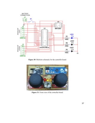 37
Figure 30: Multisim schematic for the controller board.
Figure 31: Front view of the controller board.
 