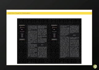 muestra etIqueta stradIvarIus
 