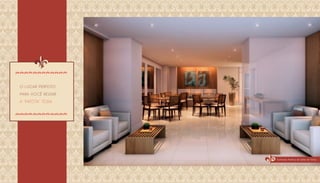 Ilustração Artística do Salão de Festas
O lugar perfeito
para você reunir
a “patota” toda.
 