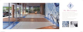 O s D e t a l h e s
Candido PortinariDetalhe do painel
Cada portaria terá a reprodução autorizada de detalhe
do painel de azulejos “Conchas e Hipocampos” de Candido Portinari,
exposto no Palácio Gustavo Capanema no centro do Rio de Janeiro,
antigo Ministério de Educação e Cultura - marco da arte
e da arquitetura do país.
O motivo de conchas e hipocampos integra-se harmonicamente
ao projeto arquitetônico do Grand Hyatt Residences.
VideObservaçõesdestaperspectivaemInformaçõesGerais.
Perspectiva ilustrativa do Lobby de entrada do empreendimento.
Book_Corretor_Grand_Hyatt.indd 46-47 11/19/12 4:29 PM
 