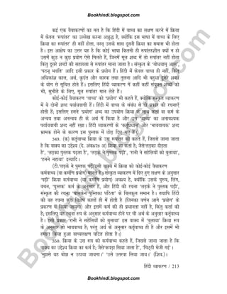 B
o
o
k
h
i
n
d
i
.
b
l
o
g
s
p
o
t
.
c
o
m
fganh O;kdj.k / 213
dbZ ,d oS;kdj.kksa dk er gS fd fganh esa okP; dk y{k.k djus esa fØ;k
esa dsoy ^:ikarj* dk mYys[k djuk v'kq) gS] D;ksafd bl Hkkkk esa okP; ds fy,
fØ;k dk :ikarj* gh ugha gksrk] oju~ mlds lkFk nwljh fØ;k dk lekl Hkh gksrk
gSA bl vk{ksi dk mÙkj ;g gS fd dksbZ Hkkkk fdruh gh :ikarj'khy D;ksa u gks
mlesa dqN u dqN iz;ksx ,sls feyrs gSa] ftuesa ewy 'kCn esa rks :ikarj ugha gksrk
fdarq nwljs 'kCnksa dh lgk;rk ls :ikarj ekuk tkrk gSA laLÑr ds ^cksèk;ke~ vkl*]
^iBu~ Hkofr* vkfn blh izdkj ds iz;ksx gSaA fganh esa dsoy okP; gh ugha] fdarq
vfèkdka'k dky] vFkZ] Ñnar vkSj dkjd rFkk rqyuk vkfn Hkh cgqèkk nwljs 'kCnksa
ds ;ksx ls lwfpr gksrs gSaA blfy, fganh O;kdj.k esa dgha dgha la;qDr 'kCnksa dks
Hkh] lqHkhrs ds fy,] ewy :ikarj eku ysrs gSaA
dksbZdksbZ oS;kdj.k ^okP;* dks ^iz;ksx* Hkh dgrs gSa] D;ksafd laLÑr O;kdj.k
esa ;s nksuksa 'kCn i;kZ;okph gSaA fganh easa okP; ds lacaèk ls nks izdkj dh jpuk,¡
gksrh gSa( blfy, geus ^iz;ksx* 'kCn dk mi;ksx fØ;k ds lkFk drkZ ok deZ ds
vUo; rFkk vuUo; gh ds vFkZ esa fd;k gS vkSj ml ^okP;* dk vuko';d
i;kZ;okph 'kCn ugha j[kkA fganh O;kdj.kksa ds ^dr`Zizèkku* vkSj ^Hkkookpd* 'kCn
Hkzked gksus ds dkj.k bl iqLrd esa NksM+ fn, x, gSaA½
349- ¼d½ drZ̀okP; fØ;k ds ml :ikarj dks dgrs gSa] ftlls tkuk tkrk
gS fd okD; dk mís'; ¼ns- vad678 v½ fØ;k dk drkZ gS( tSls^yM+dk nkSM+rk
gS*] ^yM+dk iqLrd i+rk gS*] ^yM+ds us iqLrd i+h*] ^jkuh us lgsfy;ksa dks cqyk;k*]
^geus ugk;k* bR;kfnA
¼Vh-^yM+ds us iqLrd i+h*blh okD; esa fØ;k dks dksbZdksbZ oS;kdj.k
deZokP; ¼ok deZf.k iz;ksx½ ekurs gSA laLÑr O;kdj.k esa fn, gq, y{k.k ds vuqlkj
^i+h* fØ;k deZokP; ¼;k deZf.k iz;ksx½ vo'; gS] D;ksafd mlds iq#k] fyax]
opu] ^iqLrd* deZ ds vuqlkj gSa] vkSj fganh dh jpuk ^yM+ds us iqLrd i+h*]
laLÑr dh jpuk ^ckydsu iqfLrdk ifBrk* ds fcydqy leku gSA rFkkfi fganh
dh ;g jpuk dqN fo'ksk dkyksa gh esa gksrh gS ¼ftudk o.kZu vkxs ^iz;ksx* ds
izdj.k esa fd;k tk;xk½ vkSj blesa deZ dh gh iz/kkurk ugha gS] fdarq drkZ dh
gS( blfy, ;g jpuk :i ds vuqlkj deZokP; gksus ij Hkh vFkZ ds vuqqlkj drZ̀okP;
gSA blh izdkj ^jkuh us lgsfy;ksa dks cqyk;k* bl okD; esa ^cqyk;k* fØ;k :i
ds vuqlkj rks HkkookP; gS( ijarq vFkZ ds vuqlkj drZ̀okP; gh gS vkSj blesa Hkh
gekjk fd;k gqvk okP;y{k.k ?kfVr gksrk gSA½
350- fØ;k ds ml :i dks deZokP; dgrs gSa] ftlls tkuk tkrk gS fd
okD; dk mís'; fØ;k dk deZ gS( tSls^diM+k fl;k tkrk gS*] ^fpV~Bh Hksth xbZ*A
^eqls ;g cks u mBk;k tk;xkA* ^mls mrjok fy;k tk;A* ¼f'ko-½A
Bookhindi.blogspot.com
Bookhindi.blogspot.com
 