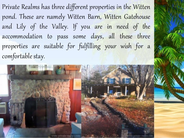 Book Hudson Valley Vacation Rentals With Private Realms