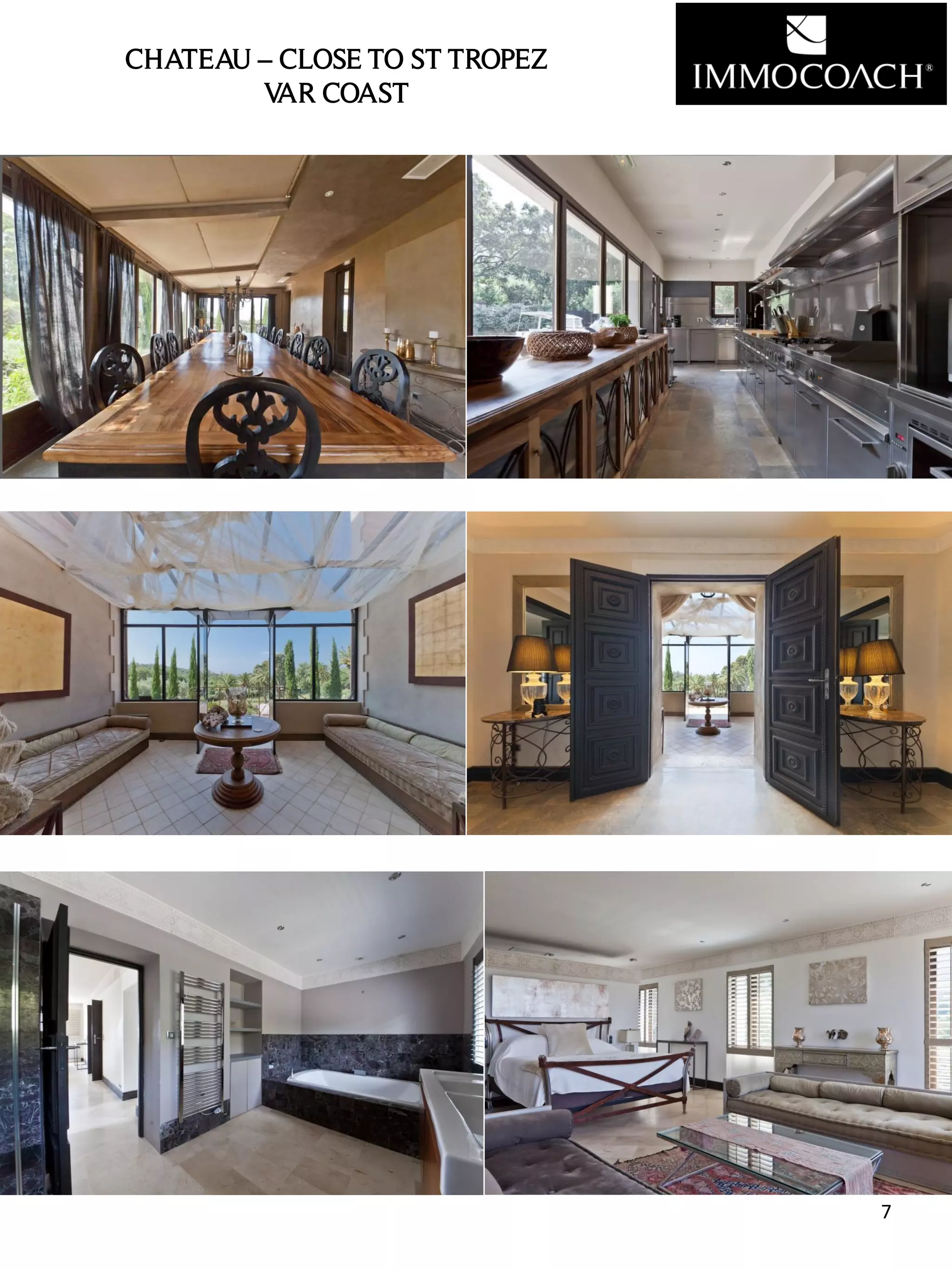 7
CHATEAU – CLOSE TO ST TROPEZ
VAR COAST
 