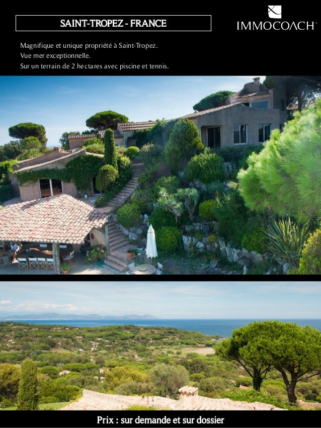 Listing of luxury properties sold and for sale in France