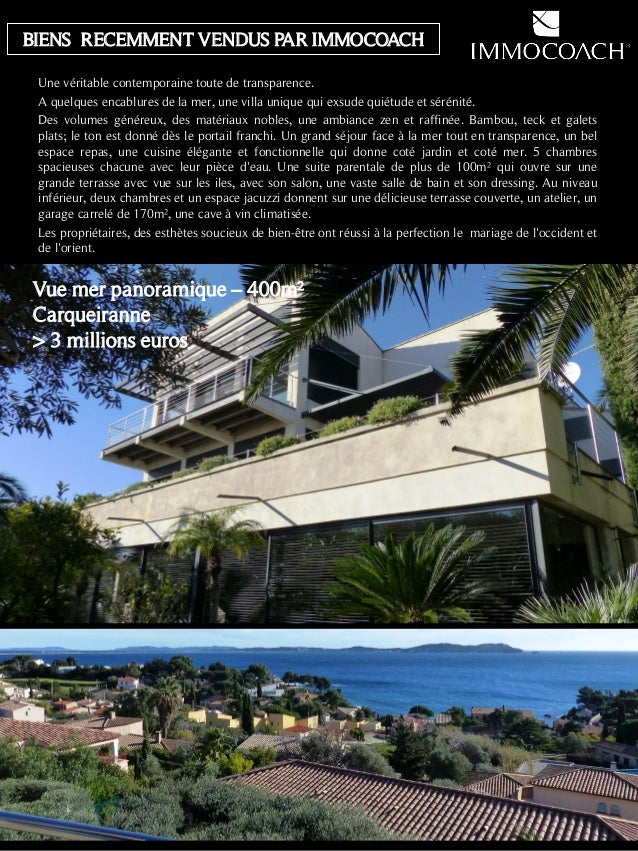 Listing of luxury properties sold and for sale in France