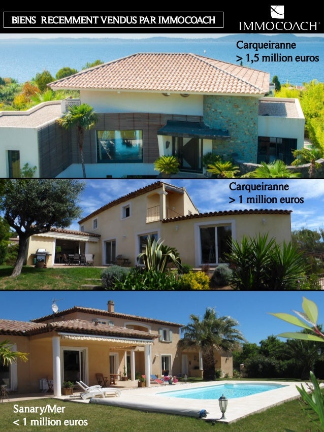 Listing of luxury properties sold and for sale in France