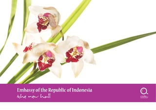 Embassy of the Republic of Indonesia
the new hall                           STUDIO DI ARCHITETTURA
 