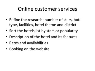 Leisure or business trip (couples, families or groups)