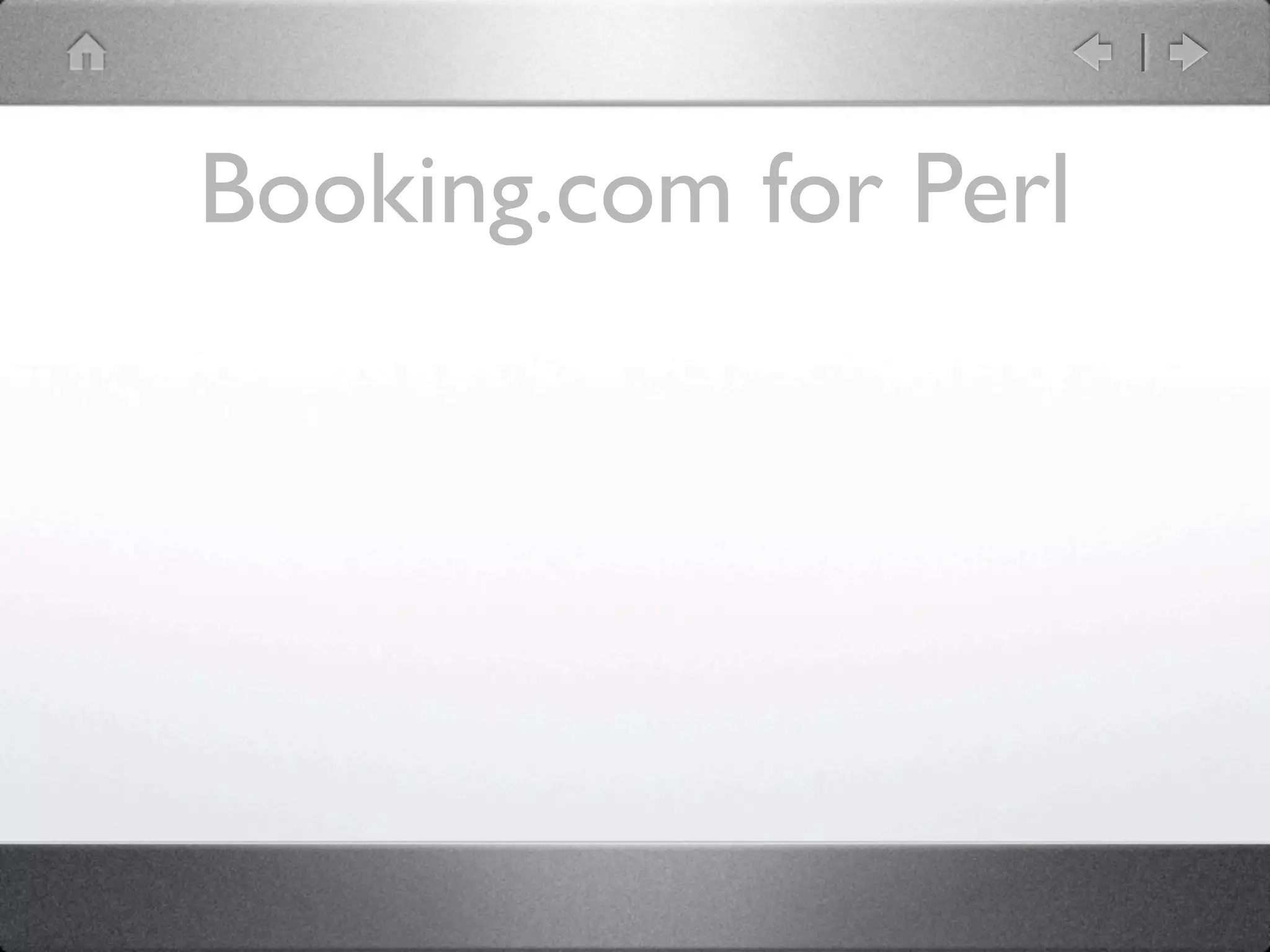 Booking.com for Perl
 