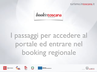 44
I passaggi per accedere al
portale ed entrare nel
booking regionale
 