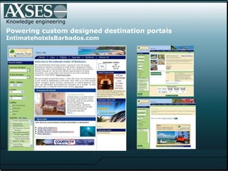 . .  Knowledge engineering Powering custom designed destination portals  IntimatehotelsBarbados.com 