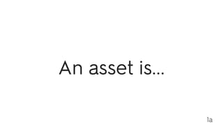 An asset is...
1a
 