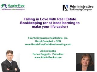 Bookkeeping hassle free cash flow investing presentation 02 28-12