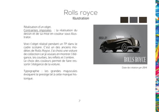 1. Carte de voeux 2014
Création d’une carte de voeux pour l’année 2014
Contraintes imposées : fraîcheur, joie, amour.
Dans le cadre scolaire, j’ai réalisé la carte de voeux ci-contre. Pour
répondre aux contraintes proposées j’ai créé trois motifs majeurs que
j’ai mélangés avec d’autres motifs secondaires.
Le coeur symbolisant l’amour, la note de musique pour la joie et les
cercles colorés pour la fraîcheur.
Typographie symbolise des gouttes d’eau pour la fraîcheur.
Couleurs : (rouge : amour, bleu : amitié, jaune : optimisme)
Motifs majeurs
Couleurs dominantes
 