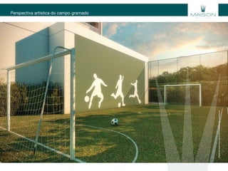 Perspectiva artística do campo gramado
Materialexclusivoparatreinamentodecorretores.
 