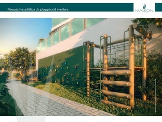 Perspectiva artística do playground aventura
Materialexclusivoparatreinamentodecorretores.
 