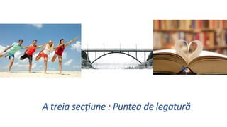 A treia sec?iune : Puntea de legatur?
 