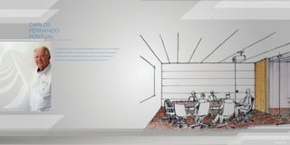 CARLOS
FERNANDO
PONTUALarquiteto dos empreendimentos
“A integração com a exuberante vegetação nativa, a vista privilegiada
do conjunto industrial portuário de Suape e a posição estratégica e
única no centro do perímetro de Suape, foram as vertentes que
direcionaram o partido arquitetônico do empreendimento.”
ESCRITÓRIO
CARLOS
FERNANDO
PONTUALarquiteto dos empreendimentos
“A integração com a exuberante vegetação nativa, a vista privilegiada
do conjunto industrial portuário de Suape e a posição estratégica e
única no centro do perímetro de Suape, foram as vertentes que
direcionaram o partido arquitetônico do empreendimento.”
ESCRITÓRIO
 