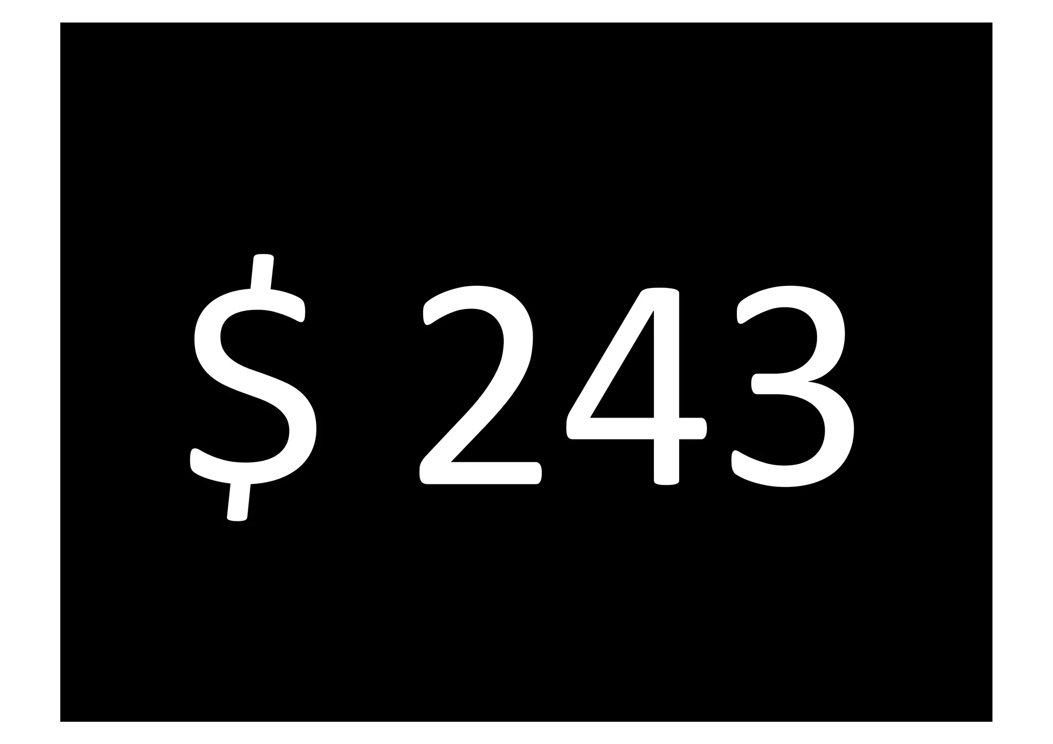 $	
  243	
  
 