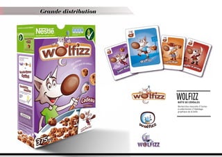grande distribution




                      wolfizz
                      boîte de céréales
                      Recherches mascotte // Cartes
                      à collectionner // Habillage
                      graphique de la boîte.
 