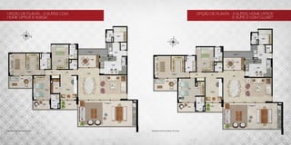 OPÇÃO DE PLANTA - 3 SUÍTES COM                                                                                                             OPÇÃO DE PLANTA - 3 SUÍTES, HOME OFFICE
   HOME OFFICE E ADEGA                                                                                                                                          E SUÍTE 2 COM CLOSET




ILUSTRAÇÃO ARTÍSTICA DA PLANTA 3 SUÍTES COM HOME OFFICE E ADEGA   ILUSTRAÇÃO ARTÍSTICA DA PLANTA 3 SUÍTES, HOME OFFICE E SUÍTE 2 COM CLOSET
 