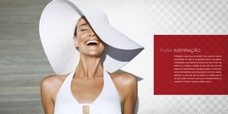 PUR A INSPIR AÇÃO
     Sofisticação é mais do que um conceito. É uma marca. Um traço de
     personalidade. Um estilo de vida apreciável. Mais do que clássico,
     contemporâneo. Uma expertise de pessoas que vivem o hoje, que
     sabem que o presente é privilégio de quem sabe viver. Você está
     prestes a ser reconhecido como uma destas pessoas. Em suas mãos,
     está um empreendimento que foi inspirado em você. Único, especial,
     sofisticado. O lugar onde você vai desfrutar os melhores dias de
     sua vida. Escolher viver aqui é mais do que uma decisão racional ou
     emocional. É um mérito. E você, sem dúvidas, merece.
 