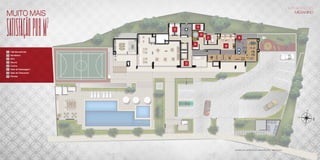 IMPLANTAÇÃO
Muito mais                                                                                                       MEZANINO




SATISFAÇÃO POR M      2   23
                                         25

                                              24
                                                   27          29

                                    26
                                                        28
22 Hall elevadores
23 Sanitários
24 SPA
25 Sauna
                               22
26 Ducha
27 Sala de Massagem
28 Sala de Descanso
29 Fitness




                                                             ILUSTRAÇÃO ARTÍSTICA DA IMPLANTAÇÃO - MEZANINO
 