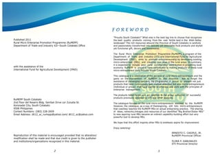 RuMEPP SC Product Catalogue Version 1, 2011