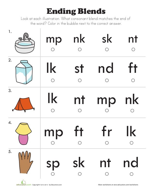 Consonant Blend Worksheets For Grade 1 Letter Phonics Final Consonant Consonant Blend Worksheets For Grade 1 Letter Phonics Final Consonant