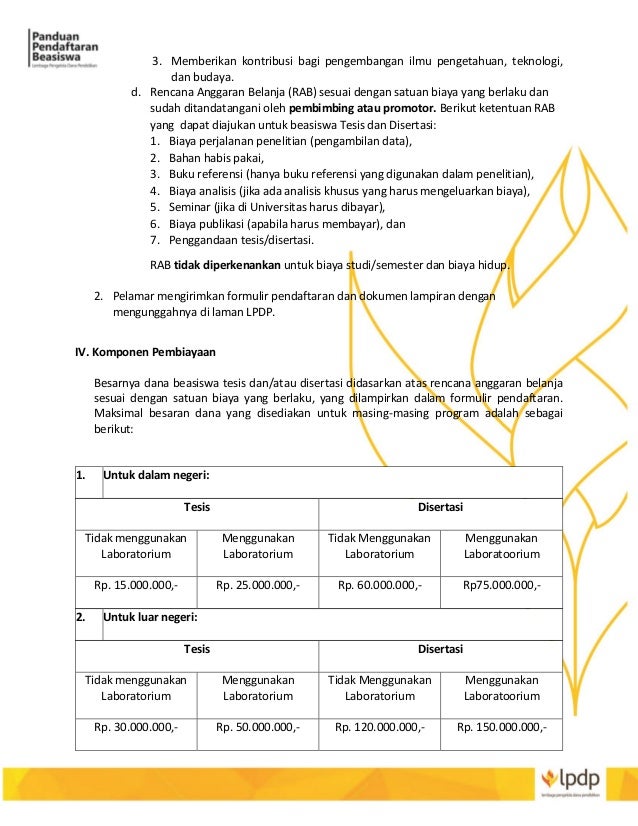 Booklet Beasiswa Lpdp