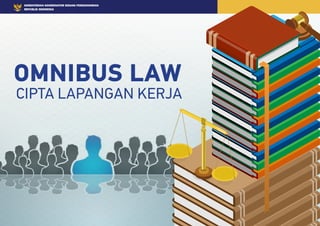 OMNIBUS LAW
CIPTA LAPANGAN KERJA
KEMENTERIAN KOORDINATOR BIDANG PEREKONOMIAN
REPUBLIK INDONESIA
 
