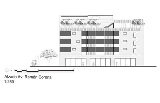 Alzado Av. Ramón Corona
1:250
0 1 3 5 10 25
N
DF(HighQualityPrint).pc3,ANSIexpandB(17.00x11.00Inches),1:25.4
 