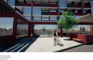 Entrada pública
Calle Colegiales
Conjunto 3
 