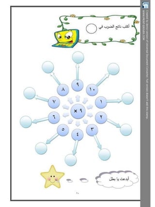  بوكلت تدريبات الحساب للصف الثالث الابتدائى - الترم الثانى أ/ مريم بنات Booklet maths g3 t2