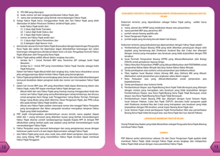 12
13
12
DOKUMEN TERTENTU YANG KEDUDUKANNYA DIPERSAMAKAN DENGAN FAKTUR
PAJAK
Dokumen tertentu yang diperlakukan sebagai Faktur Pajak paling sedikit harus
memuat :
a.	 nama, alamat dan NPWP yang melakukan ekspor atau penyerahan;
b.	 nama pembeli BKP atau penerima JKP;
c.	 jumlah satuan barang apabila ada;
d.	 Dasar Pengenaan Pajak; dan
e.	 jumlah pajak yang terutang kecuali dalam hal ekspor.
Dokumen tertentu yang kedudukannya dipersamakan dengan Faktur Pajak adalah :
a.	 Pemberitahuan Ekspor Barang (PEB) yang telah diberikan persetujuan ekspor oleh
pejabat yang berwenang dari Direktorat Jenderal Bea dan Cukai dan dilampiri
dengan invoice yang merupakan satu kesatuan yang tidak terpisahkan dengan PEB
tersebut;
b.	 Surat Perintah Penyerahan Barang (SPPB) yang dibuat/dikeluarkan oleh Bulog/
DOLOG untuk penyaluran tepung terigu;
c.	 Paktur Nota Bon Penyerahan (PNBP) yang dibuat/dikeluarkan oleh PERTAMINA untuk
penyerahan Bahan Bakar Minyak dan/atau bukan Bahan Bakar Minyak;
d.	 Tanda pembayaran atau kuitansi untuk penyerahan jasa telekomunikasi;
e.	 Tiket, tagihan Surat Muatan Udara (Airway Bill), atau Delivery Bill, yang dibuat/
dikeluarkan untuk penyerahan jasa angkutan udara dalam negeri;
f.	Nota Penjualan Jasa yang dibuat/dikeluarkan untuk penyerahan jasa
kepelabuhanan;
g.	 Tanda pembayaran atau kuitansi listrik;
h.	 Pemberitahuan Ekspor Jasa Pajak/Barang Kena Pajak Tidak Berwujud yang dilampiri
dengan invoice yang merupakan satu kesatuan yang tidak terpisahkan dengan
Pemberitahuan Ekspor Jasa Kena Pajak/Barang Kena Pajak Tidak Berwujud, untuk
ekspor Jasa Kena Pajak/Barang Kena Pajak Tidak Berwujud;
i.	 Pemberitahuan Impor Barang (PIB) dan dilampiri dengan Surat Setoran Pajak,
Surat Setoran Pabean, Cukai dan Pajak (SSPCP), dan/atau bukti pungutan pajak
oleh Direktorat Jenderal Bea dan Cukai yang merupakan satu kesatuan yang tidak
terpisahkan dengan PIB tersebut, untuk impor Barang Kena Pajak; dan
j.	 Surat Setoran Pajak untuk pembayaran Pajak Pertambahan Nilai atas pemanfaatan
Barang Kena Pajak tidak berwujud atau Jasa Kena Pajak dari luar daerah Pabean.
LARANGAN MEMBUAT FAKTUR PAJAK
OrangPribadiatauBadanyangtidakdikukuhkansebagaiPengusahaKenaPajakdilarang
membuat Faktur Pajak.
SANKSI
PKP dikenai sanksi administrasi sebesar 2% dari Dasar Pengenaan Pajak apabila tidak
membuat Faktur Pajak, tidak mengisi Faktur Pajak secara lengkap, dan melaporkan
Faktur Pajak tidak sesuai dengan masa penerbitan Faktur Pajak.
5)	 PPn BM yang dipungut;
6)	 kode, nomor seri dan tanggal pembuatan Faktur Pajak; dan
7)	 nama dan tandatangan yang berhak menandatangani Faktur Pajak.
b.	 Setiap Faktur Pajak harus menggunakan Kode dan Seri Faktur Pajak yang telah
ditentukan di dalam Peraturan Direktur Jenderal Pajak, yaitu :
•	 kode Faktur Pajak terdiri dari :
(1)	 2 (dua) digit Kode Transaksi;
(2)	 1 (satu) digit Kode Status; dan
(3)	 3 (tiga) digit Kode Cabang.
•	 nomor seri Faktur Pajak terdiri dari :
(1)	 2 (dua) digit Tahun Penerbitan; dan
(2)	 8 (delapan) digit Nomor Urut.
c.	 bentukdanukuranformulirFakturPajakdisesuaikandengankepentinganPengusaha
Kena Pajak dan dalam hal diperlukan dapat ditambahkan keterangan lain selain
keterangan sebagaimana dimaksud dalam butir a di atas. Pengadaan formulir Faktur
Pajak dilakukan oleh Pengusaha Kena Pajak.
d.	 Faktur Pajak paling sedikit dibuat dalam rangkap dua yaitu :
-	 lembar ke-1 : Untuk Pembeli BKP atau Penerima JKP sebagai bukti Pajak
Masukan.
-	 lembar ke-2 : Untuk PKP yang menerbitkan Faktur Pajak Standar sebagai bukti
Pajak Keluaran.
Dalam hal Faktur Pajak dibuat lebih dari rangkap dua, maka harus dinyatakan secara
jelas penggunaannya dalam lembar Faktur Pajak yang bersangkutan.
e.	 FakturPajakyangtidakdiisisecaralengkap,jelas,benar,dan/atautidakditandatangani
termasuk kesalahan dalam pengisian kode dan nomor seri merupakan Faktur Pajak
cacat;
f.	 dalam hal rincian BKP atau JKP yang diserahkan tidak dapat ditampung dalam satu
Faktur Pajak, maka PKP dapat membuat Faktur Pajak dengan cara :
-	 dibuat lebih dari satu Faktur Pajak yang masing-masing menggunakan kode dan
nomor seri Faktur Pajak yang sama,ditandatangani setiap lembarnya, dan khusus
untuk pengisian baris Harga Jual/ Penggantian/ Uang Muka/ Termijn, Potongan
Harga, Uang Muka yang telah diterima, Dasar Pengenaan Pajak, dan PPN cukup
diisi pada lembar Faktur Pajak terakhir; atau
-	 dibuat satu Faktur Pajak asalkan menunjuk nomor dan tanggal Faktur Penjualan
yang bersangkutan dan faktur penjualan tersebut merupakan lampiran Faktur
Pajak yang tidak terpisahkan.
g.	 PKP wajib menyampaikan pemberitahuan secara tertulis nama pejabat (dapat
lebih dari 1 orang termasuk yang diberikan kuasa) yang berhak menandatangani
Faktur Pajak disertai contoh tandatangannya kepada Kepala KPP di tempat PKP
dikukuhkan paling lambat pada saat pejabat yang berhak menandatangani mulai
menandatangani Faktur Pajak.
h.	 Faktur Penjualan yang memuat keterangan dan yang pengisiannya sesuai dengan
ketentuan pada huruf a di atas dapat dipersamakan sebagai Faktur Pajak.
i.	 atas Faktur Pajak yang cacat, atau rusak, atau salah dalam pengisian, atau penulisan,
atau yang hilang, PKP yang menerbitkan Faktur Pajak tersebut dapat membuat
Faktur Pajak Pengganti.
 