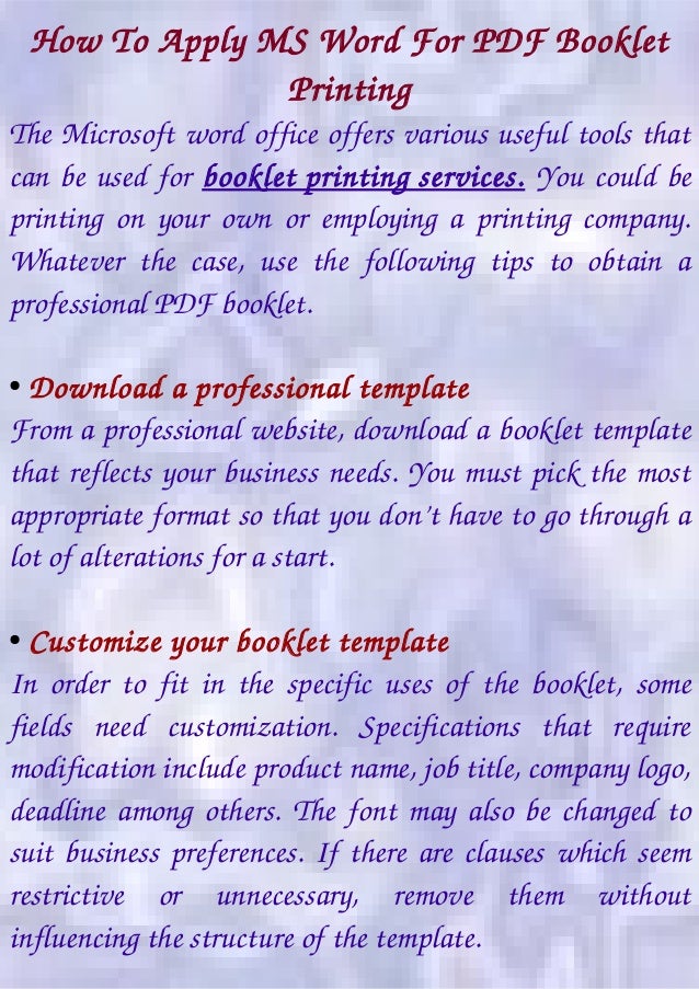 booklet printing marketing tool for business